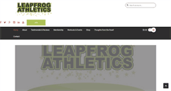 Desktop Screenshot of leapfrogathletics.com